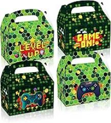 24Pcs Video Game Party Favor Boxes, Video Game Themed Birthday Party Favor Boxes, Electronic Game Birthday Party Game Night Decorations, Video Game Lover Gift Boxes (Gamer)