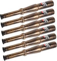 SUPVOX 6pcs Pirate Monocular Telescope Props Vintage Telescopes for Theme Parties Cosplay and Outdoor Adventures Retro Design for Boys and Girls and Teens Easy to Carry and Use