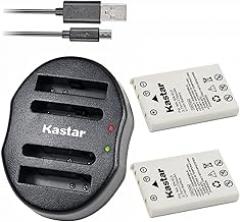 Kastar Battery (X2) & Dual USB Charger for Nik EN-EL5, ENEL5, MH-61 and Nik Coolpix 3700, 4200, 5200, 5900, 7900, P3, P4, P80, P90, P100, P500, P510, P520, P530, P5000, P5100, P6000, S10 Cameras