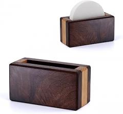 Handmade Stand Holder for Aeropress Paper Filter | Walnut & Oak | Compatible with 58mm-64mm Paper Filter