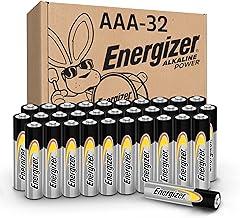 Energizer Alkaline Power AAA Batteries, 32 Count, Long-Lasting Triple A Batteries, Suitable for Everyday Electronics and Emergency Gear