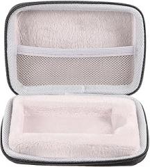 COHEALI Portable Hard Shell SSD Storage Bag 14x10x4cm Black, Organizer with Padded Protection for Passport Ssd, USB Cable and Data Cable Pouch, Travel Electronics Carrying Case