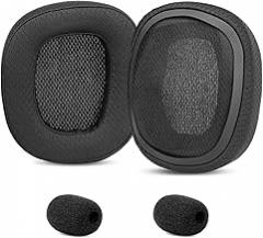 TaiZiChangQin G430 G432 Ear Pads Ear Cushions Mic Foam Kit Earpads Replacement Compatible with Logitech G430 G431 G432 G433 G332 Headphone Upgrade Fabric