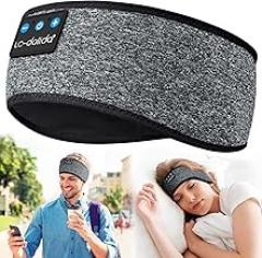 LC-dolida Headband Headphones Bluetooth 5.4 Headband, Sleep Headphones with Ultra-Thin HD Stereo Speaker, Sleep Headband Earphones Wireless for Workout Yoga Insomnia Running Meditation Gifts
