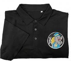 247EMBROIDERY Van 23 electronic attack squadron embroidered patch polo shirt Multicolor