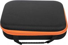 Sosoport Large Capacity Drill Electric Bag with Zipper Portable Oxford Fabric Shockproof Tool Pouch for Electricians and Travel Electronic Organizer