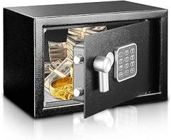 Serenelife Premium Steel Alloy Digital Safe Box - 9.1
