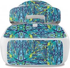 MightySkins Skin Compatible with DJI Goggles – Blue Veins | Protective, Durable, and Unique Vinyl Decal wrap Cover | Easy to Apply, Remove, and Change Styles | Made in The USA