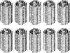 Tool Parts and Accessories M12 X 1.75 3D 304 Stainless Steel Wire Thread Insert Sleeve 10pcs (#CN-140824-06302)