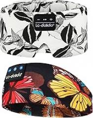 LC-dolida Extra Large Silk Sleep Mask and Bluetooth Headband Sleep Headphones