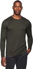 RBX Active Men's Athletic Fit Performance Top Crewneck Long Sleeve Tee for Men