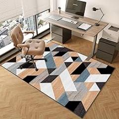 Drum Rug Gaming Office Chair Mat Chair Mat for Gaming or Office Chairs, Durable Material, Protects Floors, Floors, Parquet, for Gaming and Work-A||90x140cm