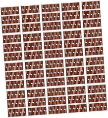 Angoily 20sheet Cable Labels Tags for Flexible Wire Management Sheet for Office and School Identification Cord Markers for Electronics and Chargers