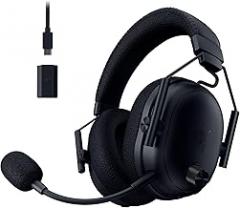Razer BlackShark V3 Pro Wireless ANC Gaming Headset for PC: Full Band Mic - 50mm Drivers - 2.4 GHz, Bluetooth, USB, 3.5mm - Works with Mac, PS5, Nintendo Switch, Smartphone - 70 Hr Battery - Black