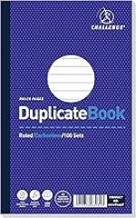 Challenge 210 x 130 mm Duplicate Book, Carbonless, 100 Pages, Set of 1