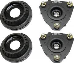 Evan Fischer Front Set of 2 Suspension Strut Mount Compatible with Jaguar X-Type 2002-2008 Driver & Passenger Side Without Electronic Adjustable Suspension