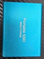 4T External SSD – 4000GB Portable Solid State Drive Mobile Storage with USB 3.0 & Type-C, Slim Shockproof Storage for Windows, Mac & Linux, iPhone, Harmony, Android.