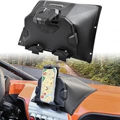 UTVXPERT Adjustable Electronic Device Tablet Phone Holder GPS Navigator Bracket Phone Mount with Storage Box for CFMOTO ZForce 950 Sport/HO/EX 2020-2024 Accessories