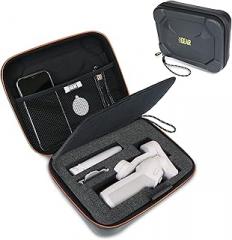USA Gear Phone Camera Stabilizer Hard Case with Foam Compatible with DJI Osmo Mobile 6,DJI OM 4 SE, iPhone Gimbal and more Phone Stabilizer for Video Recording - Water Resistant Portable Travel Case