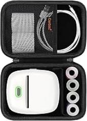 Canboc Carrying Case Compatible with HPRT T20 Label Maker, Portable Portable Label Printer Storage Bag fit Printer Labels, Cable, Black (Case Only), U92B-05