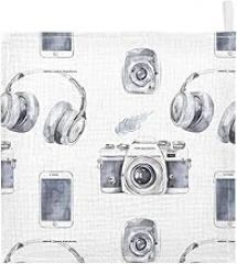 vvfelixl Baby Muslin Washcloths Watercolor Electronic Devices Baby Burp Cloths Cotton Babys Face Towel for Newborn Infants Boys Girls Soft and Absorbent 11.8 X 11.8 in, 3 Pack