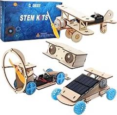 STEM Kits for Kids Age 8-10-12-14, Science Projects for Kids Ages 8-12, Stem Building Toys for Boys Age 8 9 10 12 13 14, Solar Car & STEM Activities Engineering Kits, Gifts for Boys
