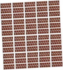 Waterproof Tear-Resistant Cable Management Labels 20 Sheets of Wire Tags Self-Adhesive for Electronics