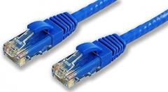 ECAT5-4PR-14BLB 14-Feet Blue Booted Patch Cable, 5-Pack