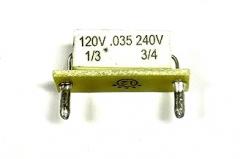 KB ELECTRONICS 9840 0.035OHM, 1/3HP at 90-130VDC, 3/4HP at 180VDC, Horsepower Resistor, Motor Horsepower Range, Plug-in
