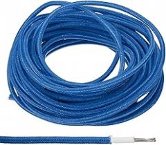Generic 9.8Ft 18AWG Electronic Wire, -30 to 200 Degrees Celsius Insulated High Temperature Resistant Electrical Flexible Silicone Cable for Lamp Boiler Heater, Blue