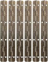 iplusmile 6pcs Metal Jewelry Box Hinges Piano Hinges for Crafts and Projects Easy to Install Smooth for Jewelry Cases and Cabinets