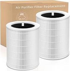 2 Pack Core 600S Pet Replacement Filter Compatible with LEVOIT Core 600S Air Purifi-er, 3-in-1 H13 HEPA Filter, High-Efficiency Activated Carbon, Compared to Part #Core 600S-RF