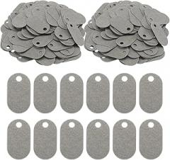 500 Pcs Telecom Fiber Industrial Tags Grade Non-Conductive Label Tag Fireproof and Flame-Retardant Cable Electronics Labels Writable Cord Wire Tags