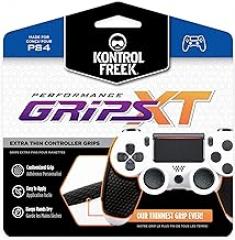KontrolFreek Performance Grips XT for PlayStation 4 | Extra-Thin Grips | Black (Extra-Thin)