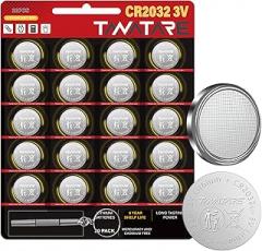 CR2032 Batteries 20 Pack, CR2032 Lithium 3V Coin Battery with 3-in-1 Mini Screwdriver, High Capacity Button Coin Cell for Key Fob Battery, Watches, 5 Year Shelf Life
