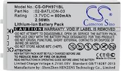 Replacement Compatible with Battery Opticon 02-BATLION-03, 11267, ORBLIOP0012 OPL-7724, OPL-7734, OPL-9700, OPL-9712, OPL-9713, OPL-9723, OPL-9724, OPL-9725, OPL-9727, OPL-9728