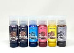 INKXPRO Dye Sublimation Ink 6 X 85ml Bottles Dye Sublimation Ink for Epson EcoTank et-8500 et-8550 Printers