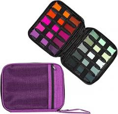 Watch Band Organizer, Waterproof Watch Bands Storage case, Apple Watch band organizer, Holds 10 Bands Portable Electronics Travel Watch Straps Carrying Case Bag Only(Purple)