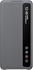 Samsung Electronics Galaxy S20 Case, S-View Flip Cover - Gray (US Version with Warranty) (EF-ZG980CJEGUS)