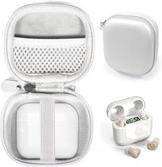 GETGEAR Protective Case for MUTOOG Hearing Aids with Long-Lasting Charging Case, Invisible Hearing Aids for Seniors with Smart Noise Cancellation, Completely-In-Canal Hearing Aid Device