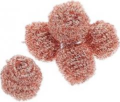 6pcs Soldering Tip Copper Wire Sponge Balls for Efficient Tin Solder Removal High Thermal Conductivity Easy Use for Electronics Repair and Pcb Soldering