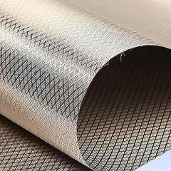 Faraday Fabric Military Grade Conductive RFID Shielding Nickel Copper Fabric Grounding RFID Shielding-Block for Card Bag Cloth, Electronic Products,silver-10x1.1m