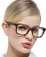 MARE AZZURO Blue Light Blocking Reading Glasses Women Computer Readers 0 1.00 1.25 1.50 1.75 2.00 2.25 2.50 2.75 3.00 3.50 4.00 5.00 6.00 (Demi, 2.0)