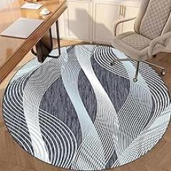 Drum Rug Gaming Chair Mat, Floor Protection Mat, Office Chair Mat, Multi-Purpose Chair Mat for Home, Floor Protector Mat for Hard Floors Round-G||80CM