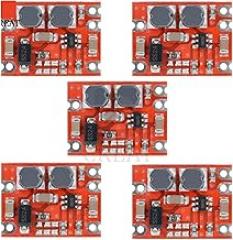 5PC S09 DC-DC Matic Buck Boost Power Module Step Up and Down Board Input 3-15V Output 3.3V/5V/4.2V/9V/12V Electronic DIY PCB(5V)