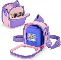 Carrying Case Compatible with Bitzee Interactive Toy Digital Pet, Portable Bag with Shoulder Strap for Virtual Electronic Pet Accessories,Pink (Bag only) Patented Design