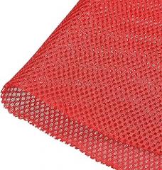 Speaker Grill Cloth Stereo Mesh Fabric Protective Dustproof Cloth, [for Home Speaker Repair] - 19.7 Inch x 59 Inch/Red