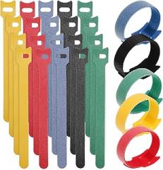 Reusable Cable Ties 100-Pack 6-Inch Cord Management Straps Wire Organizer for Electronics and Home Office Cable Cord Tidy