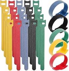 Reusable Cable Ties 100-Pack 6-Inch Cord Management Straps Wire Organizer for Electronics and Home Office Cable Cord Tidy