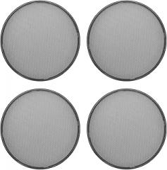 4PCS Speaker Grill Cover,180mm Cold Rolled Steel Round Speaker Mesh Cover Grille Protector for DIY Home Theater Car Speaker